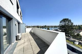 Penthouse mieten in Wagramer Straße, 1220 Wien, Penthouse mit Donaublick und 360 Grad Dachterrasse - direkt an der Alten Dona