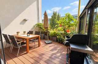 Maisonette kaufen in Donau, 1220 Wien, CITY-MAISONETTE MIT WELLNESS-FAKTOR | ca. 110 m² NFL | Loggia ca. 17 m² | Sauna | | Möbliert |Nähe Donau Zentrum