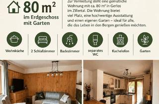 Wohnung mieten in Gerlos 80, 6281 Gerlos, stilvolle Erdgeschosswohnung