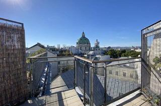 Maisonette mieten in Schwarzenbergplatz, 1040 Wien, DACHTERRASSENMIETE