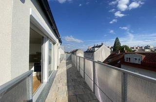 Wohnung mieten in Khekgasse, 1230 Wien, DG-Wohnung mit großer Terrasse | Nähe Riverside | LUFTWÄRMEPUMPE