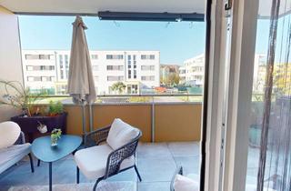Wohnung kaufen in Liselotte-Schmidinger-Straße, 4600 Wels, Modernes 2-Zimmer-Wohnjuwel mit Balkon & Tiefgaragenplatz in Wels