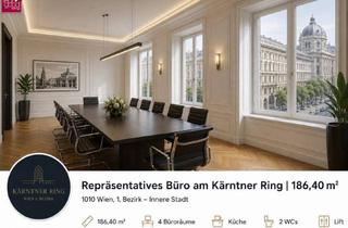 Büro zu mieten in Kärntner Ring, 1010 Wien, Ihre repräsentative Geschäftsadresse am Kärntner Ring – 186 m² Büro mit Klimaanlage