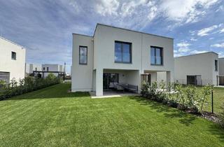 Reihenhaus kaufen in 3484 Grafenwörth, SONNENWEIHER - HOCHWERTIGES DOPPELHAUS AM SEE + GARTEN