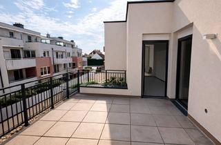 Wohnung kaufen in Kirchenplatz, 2301 Groß-Enzersdorf, Eine Sonnenterrasse vom Feinsten. 3 Zimmer in Hofruhelage im Erstbezug! ab q3/26