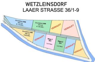 Grundstück zu kaufen in Laaer Strasse 36/1-9, 2113 Wetzleinsdorf, Jetzt Grundstück sichern! Provisionsfreie Bauplätze in Wetzleinsdorf!