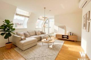 Wohnung kaufen in Aumannplatz, 1180 Wien, Für ANLEGER oder EIGENNUTZER: Traumhaftes Dachgeschoß-Juwel in Toplage I Vermietet bis 2029 I inkl. Balkon + Loggia I Direkt beim Aumannplatz