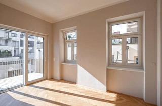 Wohnung kaufen in 1160 Wien, Neu Renovated 1-Room Period Apartment With Balcony And Underfloor Heating in Ottakring