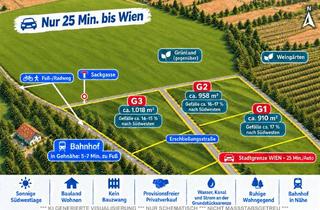 Grundstück zu kaufen in Hausrucken 46, 2014 Breitenwaida, WIEN - 25 Min. | Sonnige Baugrundstücke am Hausrucken - Provisionsfrei & Kein Bauzwang