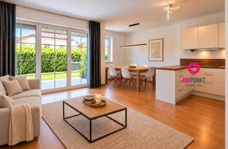Wohnung kaufen in 5102 Anthering, Eigene Haustür, zwei Gärten und Kaminofen – hier fühlt sich eine Wohnung wie ein Haus an