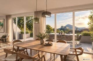Penthouse kaufen in Wehrgasse 15, 5020 Salzburg, Wohnen an der Glan: Exklusives Penthouse mit Festungsblick