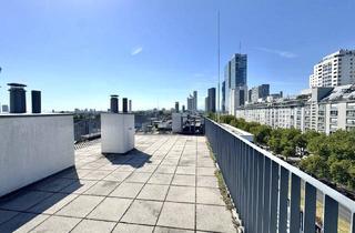Penthouse mieten in Wagramer Straße 46, 1220 Wien, Penthouse mit Donaublick und 360 Grad Dachterrasse - direkt an der Alten Dona