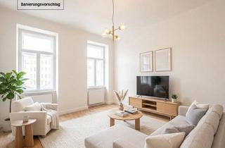 Wohnung kaufen in 1120 Wien, Neu aus Alt Mach Deins! Sanierungsbedürftige 2-Zimmer-Altbauwohnung mit 52 m² in Meidling