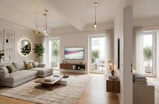 Wohnung kaufen in 1020 Wien, Neu Schlüsselfertiger 2-Zimmer-Altbau-Erstbezug mit 6 m² Loggia, Lift und Stadtblick