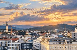 Wohnung mieten in St. Ruprechter Straße 10, 9020 Klagenfurt, 1,5-Zimmer-Wohnung im 10. Obergeschoss mit herrlichem Blick über Klagenfurt