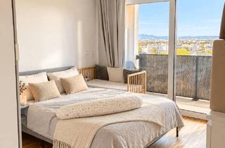 Wohnung mieten in Kurbadstraße, 1100 Wien, Nachmieter gesucht – voll möblierte 2-Zimmer-Wohnung mit großem Balkon in Oberlaa