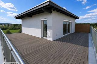 Penthouse kaufen in 5141 Moosdorf, Preisreduktion! Aussergewöhnlich Grosse Dachterrasse Über Drei Seiten mit Traumhaftem Weitblick