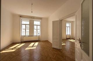 Wohnung mieten in 1010 Wien, Großzügige 5-Zimmer-Altbauwohnung mit Balkon / Spacious 5-Room Period Apartment With Balcony /