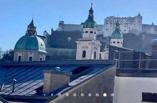 Wohnung mieten in Sigmund-Haffner-Gasse, 5020 Salzburg, Stilvolle 3-Zimmer Altbauwohnung mit Terrasse im 5. Stock (Lift)
