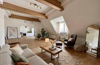 Wohnung mieten in Josefstädter Straße, 1080 Wien, 1080! Wohnen über den Dächern der Josefstadt: Großzügiges 5-Zimmer-DG mit Balkon in Toplage des 8. Bezirks!