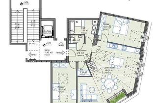 Maisonette kaufen in 2540 Bad Vöslau, MODERNE, SCHLÜSSELFERTIGE 115 m² DACHGESCHOSS-WOHNUNG MIT EXZELLENTER ANBINDUNG IM TRADITIONSKURORT BAD VÖSLAU