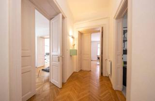 Wohnung mieten in 5020 Salzburg, ELISABETH-VORSTADT | 175 m² Altbauwohnung. 2 Balkone. Gründerzeithaus. Die Türen sind noch die alten.