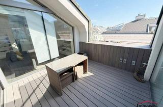 Wohnung mieten in Gonzagagasse, 1010 Wien, TOPLAGE in Wiener Innenstadt - Großzügige Dachgeschosswohnung mit Klima und Terrasse in einem prachtvollem Altbau