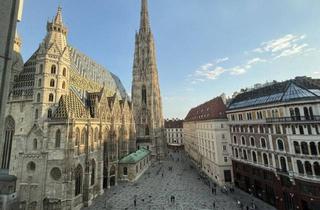 Wohnung mieten in 1010 Wien, Unbefristet: Klimatisierte, Helle Wohnung mit Fantastischem Blick auf den Stephansdom / Under Renovation - Unlimited Rent: Air-Conditioned, Bright Flat With A Fantastic View Of St Stephen's Cathedral