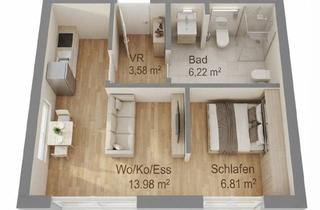 Wohnung kaufen in Zentrum, Augarten, Uni Graz, 8020 Graz, Graz - Gries: 31M² Top Erstbezug im 1.Og - Eigentum Statt Mieten oder Als ihre Persönliche Anlegerwohnung