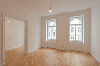 Wohnung kaufen in 1050 Wien, Neu 2-Zimmer-Altbau mit 57 m², 4 m² Loggia und 6 m² Garten - in Generalsanierung