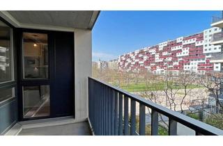 Wohnung mieten in Vorgartenstraße, 1020 Wien, Nähe U1 Vorgartenstraße! Moderne 2-Zimmer-Wohnung mit Balkon, Sauna & Gym – Garage optional!