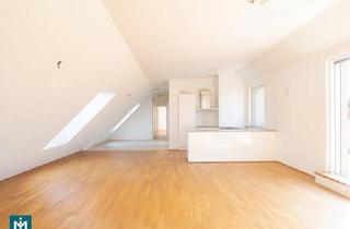 Wohnung mieten in Donau, 1220 Wien, Großzügige 2-Zimmer-Dachgeschosswohnung mit zwei Süd-Terrassen in absoluter Ruhelage