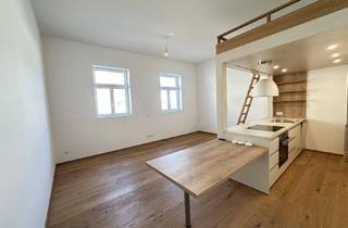 Wohnung kaufen in Pilgramgasse, 1050 Wien, Vorsorgeapartment im Dachgeschoss – Altbauflair trifft modernes Design | U4 Pilgramgasse - freier Mietzins