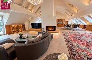 Maisonette mieten in 1130 Wien, EXKLUSIVE LUXUS-MAISONETTE IN HIETZING | CA. 370 M² | DESIGNERMÖBLIERUNG | 2 KAMINE | PRIVATLIFT | 60 M² TERRASSEN | 2 GARAGENPLÄTZE