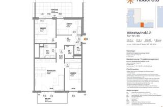 Wohnung mieten in Claire-Bauroff-Gasse 3/5, 1220 Wien, Top: W.05 ● Westwind im hausfeld²² ● Unbefristet ● Besichtigung vor Ort - Termin Online Buchen: Www.hausfeld22.At/Westwind