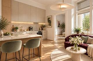 Wohnung kaufen in Rochusmarkt, 1030 Wien, SANIERUNGS-HIT am ROCHUSMARKT | Bauhausstil | 2 Zimmer | ca. 43m² | EG | Hofruhelage | Gartennutzung
