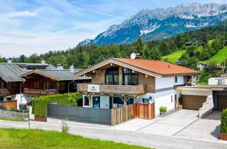 Haus kaufen in 6352 Ellmau, Voll möbliertes Luxus-Landhaus mit Outdoor-Pool direkt am Golfplatz in Ellmau