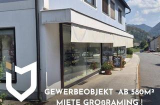 Geschäftslokal mieten in 4463 Großraming, GEWERBEOBJEKT AB 580M² ZU PACHTEN !