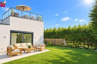 Doppelhaushälfte kaufen in 1210 Wien, FAMILIENTRAUM IN 1210 WIEN – MODERNE DOPPELHAUSHÄLFTE AUF EIGENGRUND MIT GARTEN, BALKON, 2 DACHTERRASSEN & PKW-STELLPLATZ | ERSTBEZUG