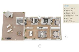 Penthouse kaufen in 4600 Wels, Ganz oben angekommen - Einzigartiges Penthouse mit 80m² Terrasse in perfekter Infrastrukturlage