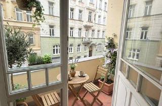 Wohnung mieten in 1030 Wien, UNBEFRISTET! Repräsentative 4-Zimmer Altbauwohnung mit Loggia und Balkon Nähe The Mall!