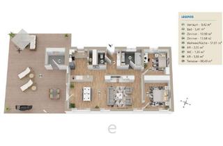 Penthouse kaufen in 4600 Wels, Ganz oben angekommen - Einzigartiges Penthouse mit 80m² Terrasse in perfekter Infrastrukturlage
