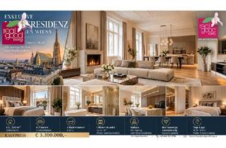 Wohnung kaufen in 1010 Wien, EXKLUSIVE LUXUSRESIDENZ IM HERZEN WIENS – CA. 200 m² | 3 SCHLAFZIMMER | 3 BÄDER | KAMIN | BALKON | GENERALSANIERT