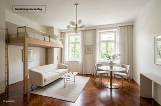 Wohnung kaufen in 1130 Wien, ++NEU++ 29 m² period apartment in Hietzing: 1 room, first floor, renovation required