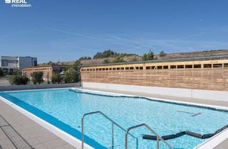 Wohnung kaufen in 2522 Oberwaltersdorf, Urlaubsstimmung in Ruhelage - 100m² Eigentumswohnung, Wohnküche, Balkon, 3 Schlafzimmer, 2 Bäder, Parkplatz, Carport und Pool!