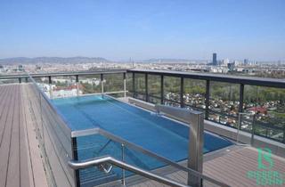 Wohnung mieten in 1030 Wien, Luxus-life-style-Apartment - Fantastischer Ausblick! Rooftop-Pool inklusive!