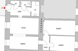 Wohnung mieten in 8020 Graz, 3-Zimmer Wohnung - in Bester Innenstadtlage - Nähe Kunsthaus