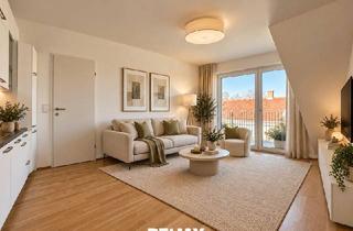 Wohnung mieten in 1230 Wien, Privatsphäre trifft Wohnkomfort – 3-Zimmer-Dachgeschoss mit 2 Bädern & Terrasse