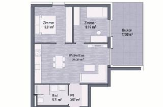 Wohnung kaufen in Lagergasse 103, 8020 Graz, -8,5% Baustartaktion! 3-Zi.-Eigentumswohnung (57,68m²) mit großem Balkon - Grazer Stadtlage