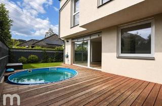 Reihenhaus kaufen in 1210 Wien, Schlüsselfertiges Endreihenhaus mit Pool, Sauna & Dachterrasse – modernes Wohnen in Bestlage